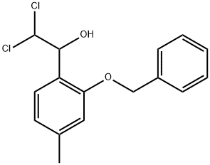 1-(2-(Benzyloxy)-4-methylphenyl)-2,2-dichloroethanol Structure