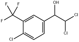 2,2-Dichloro-1-(4-chloro-3-(trifluoromethyl)phenyl)ethanol Structure