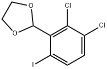 2-(2,3-Dichloro-6-iodophenyl)-1,3-dioxolane 구조식 이미지