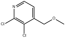 2,3-Dichloro-4-(methoxymethyl)pyridine Structure