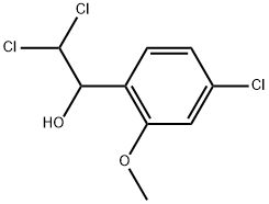 2,2-Dichloro-1-(4-chloro-2-methoxyphenyl)ethanol Structure