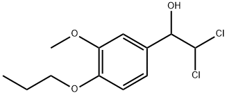 2,2-Dichloro-1-(3-methoxy-4-propoxyphenyl)ethanol Structure