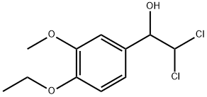 2,2-Dichloro-1-(4-ethoxy-3-methoxyphenyl)ethanol Structure