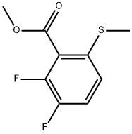 Methyl 2,3-difluoro-6-(methylthio)benzoate Structure