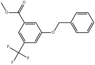 Methyl 3-(benzyloxy)-5-(trifluoromethyl)benzoate Structure