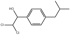 2,2-Dichloro-1-(4-isobutylphenyl)ethanol 구조식 이미지