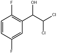 2,2-Dichloro-1-(2,5-difluorophenyl)ethanol Structure