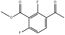 Methyl 3-acetyl-2,6-difluorobenzoate Structure