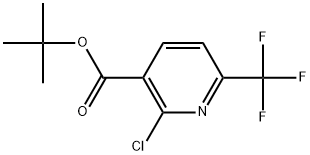 tert-butyl 2-chloro-6-(trifluoromethyl)nicotinate Structure