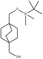 [4-(tert-Butyl-dimethyl-silanyloxymethyl)-bicyclo[2.2.2]oct-1-yl]-methanol Structure