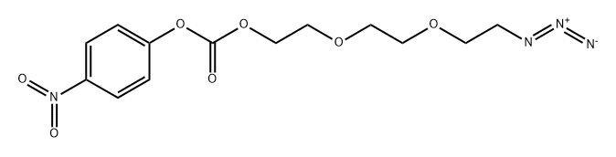 Azido-PEG3-4-nitrophenyl carbonate 구조식 이미지