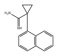 1-(1-naphthyl)cyclopropanecarboxamidine 구조식 이미지