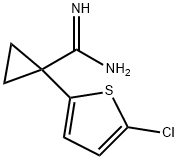 1-(5-chloro-2-thienyl)cyclopropanecarboxamidine Structure