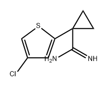 1-(4-chloro-2-thienyl)cyclopropanecarboxamidine Structure