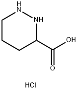 3-Pyridazinecarboxylic acid, hexahydro-, hydrochloride (1:2) 구조식 이미지