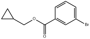 cyclopropylmethyl 3-bromobenzoate Structure