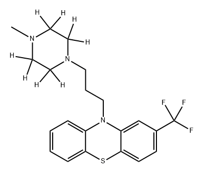 Trifluoperazine D8 hydrochlorideQ: What is 
Trifluoperazine D8 hydrochloride Q: What is the CAS Number of 
Trifluoperazine D8 hydrochloride Q: What is the storage condition of 
Trifluoperazine D8 hydrochloride Structure