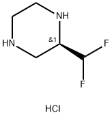 (R)-2-(Difluoromethyl)piperazine dihydrochloride Structure