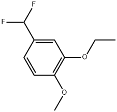 4-(Difluoromethyl)-2-ethoxy-1-methoxybenzene Structure