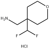 1-[4-(difluoromethyl)oxan-4-yl]methanamine
hydrochloride 구조식 이미지