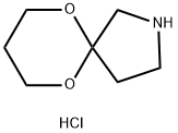 6,10-dioxa-2-azaspiro[4.5]decane hydrochloride 구조식 이미지