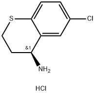 (S)-6-chlorothiochroman-4-amine hydrochloride 구조식 이미지