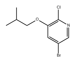 5-Bromo-2-chloro-3-isobutoxypyridine Structure