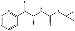 (R)-tert-Butyl (1-oxo-1-(pyridin-2-yl)propan-2-yl)carbamate Structure