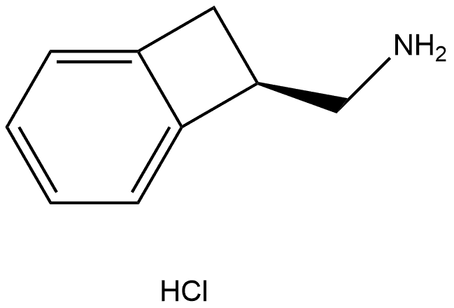 (R)-bicyclo[4.2.0]octa-1(6),2,4-trien-7-ylmethanamine hydrochloride Structure