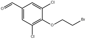 4-(2-Bromoethoxy)-3,5-dichlorobenzaldehyde Structure