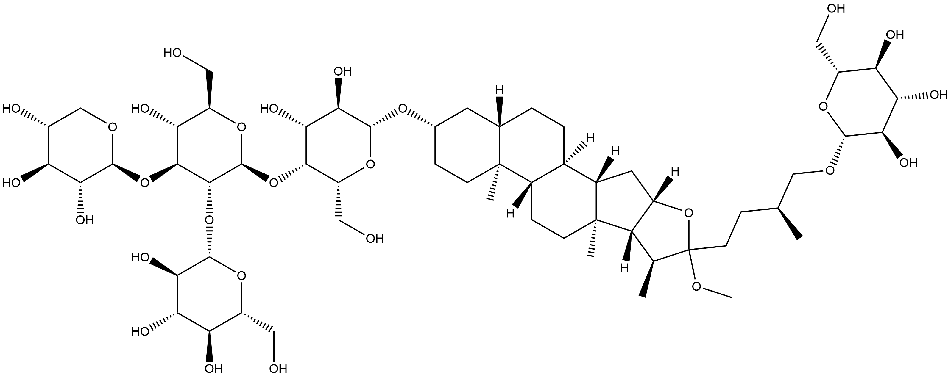 Timosaponin D2 Structure