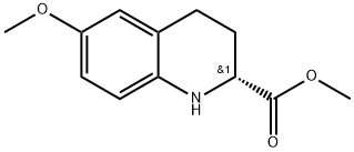 (R)-Methyl6-methoxy-1,2,3,4-tetrahydro-quinoline-2-carboxylate Structure