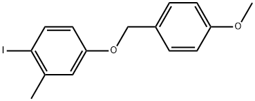 1-Iodo-4-[(4-methoxyphenyl)methoxy]-2-methylbenzene Structure