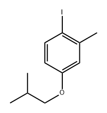 1-Iodo-4-isobutoxy-2-methylbenzene Structure