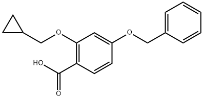 2-(cyclopropylmethoxy)-1-iodo-4-isopropoxybenzene 구조식 이미지