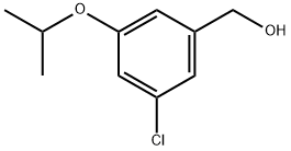 (3-chloro-5-isopropoxyphenyl)methanol Structure