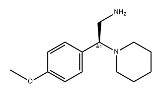 (S)-2-(4-Methoxyphenyl)-2-piperidin-1-ylethanamine Structure