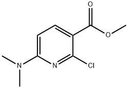 methyl 2-chloro-6-(dimethylamino)nicotinate Structure