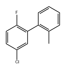 5-Chloro-2-fluoro-2'-methyl-1,1'-biphenyl Structure