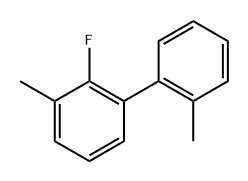 2-fluoro-2',3-dimethyl-1,1'-biphenyl 구조식 이미지