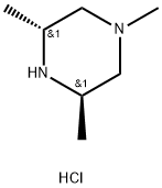 Piperazine, 1,3,5-trimethyl-, hydrochloride (1:1), (3R,5R)- 구조식 이미지