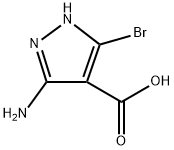 1H-Pyrazole-4-carboxylic acid, 3-amino-5-bromo-, homopolymer Structure