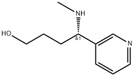 3-Pyridinebutanol, δ-(methylamino)-, (δS)- Structure