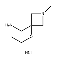 1-(3-ethoxy-1-methylazetidin-3-yl)methanamine dihydrochloride 구조식 이미지