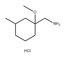 1-(1-methoxy-3-methylcyclohexyl)methanamine hydrochloride Structure