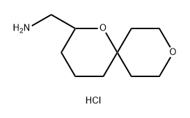 1-{1,9-dioxaspiro[5.5]undecan-2-yl}methanamine hydrochloride Structure