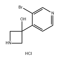 3-(3-bromopyridin-4-yl)azetidin-3-ol dihydrochloride Structure