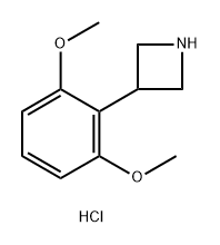 3-(2,6-dimethoxyphenyl)azetidine hydrochloride Structure