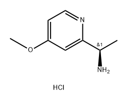 (R)-1-(4-methoxypyridin-2-yl)ethan-1-amine dihydrochloride Structure