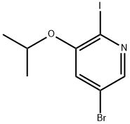 5-Bromo-2-iodo-3-isopropoxypyridine Structure